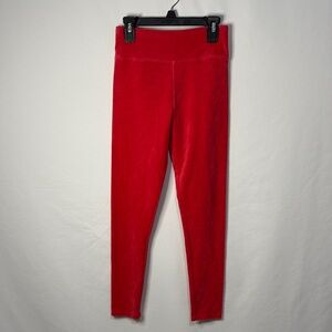 Vineyard Vines Girls Red CORDUROY LEGGINGS